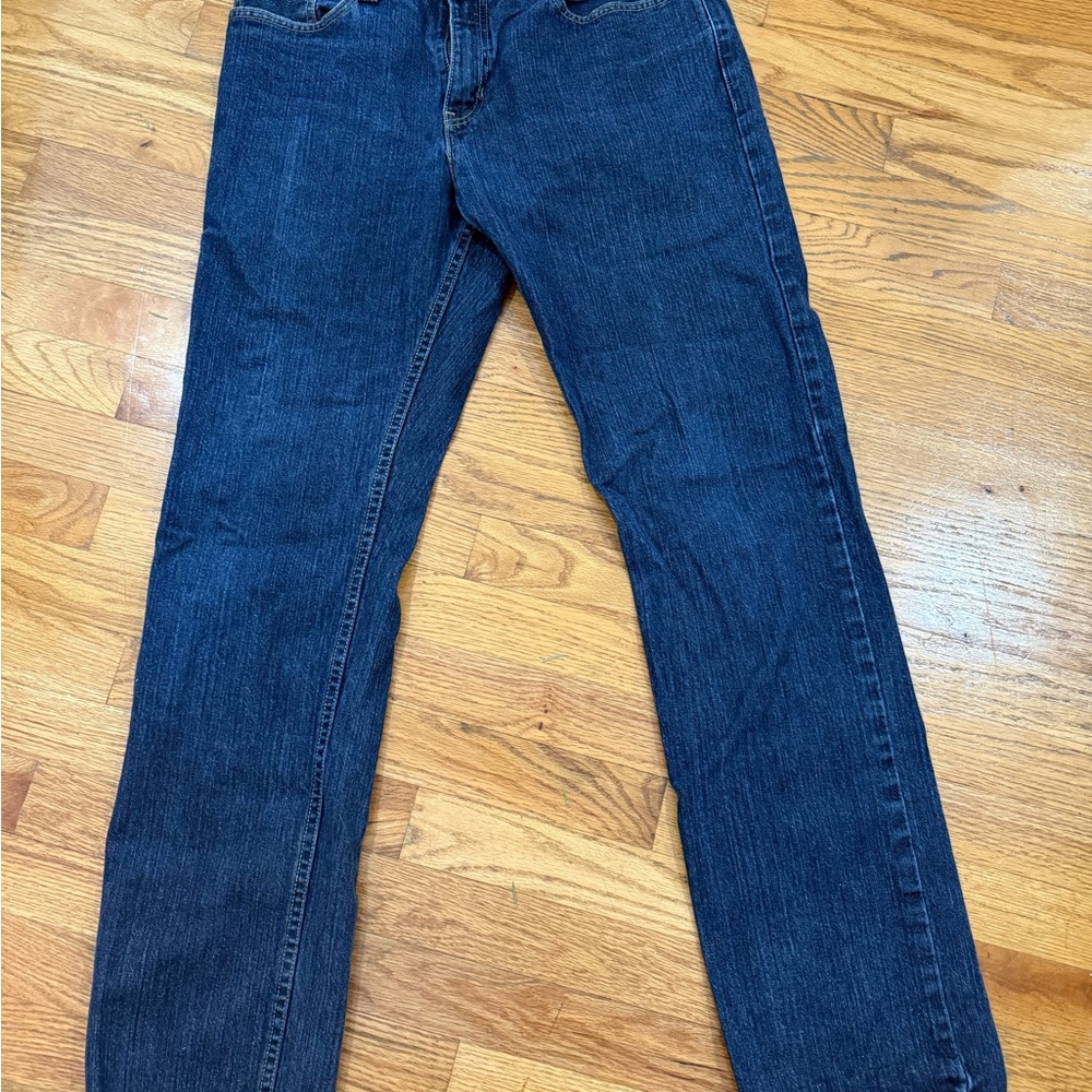 Classic Straight-Leg Denim Jeans